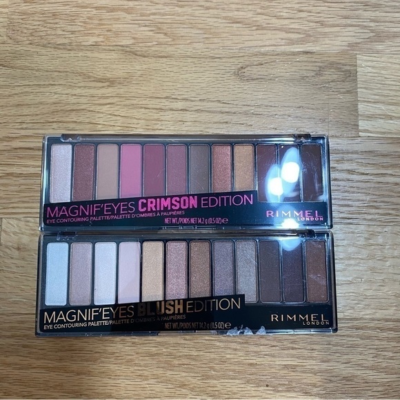 Rimmel Magnif’Eyes Eye Shadow Contouring Palette Bundle NEW Crimson Blush - Picture 2 of 5